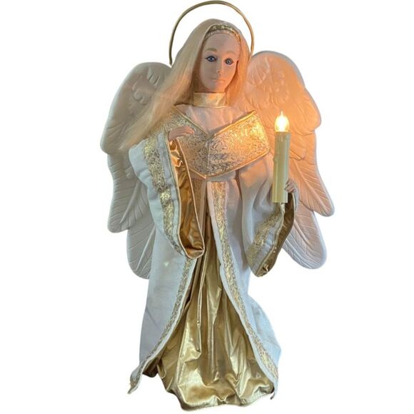 VTG 1993 Holiday Creations 24” Animated Angel Motionette Figurine Lighted Tested - Picture 1 of 12
